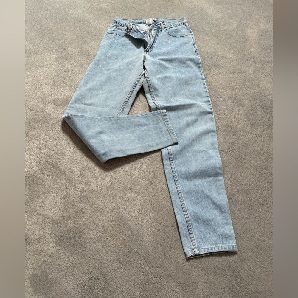 Guess Light Wash Blue High-Rise Jeans
